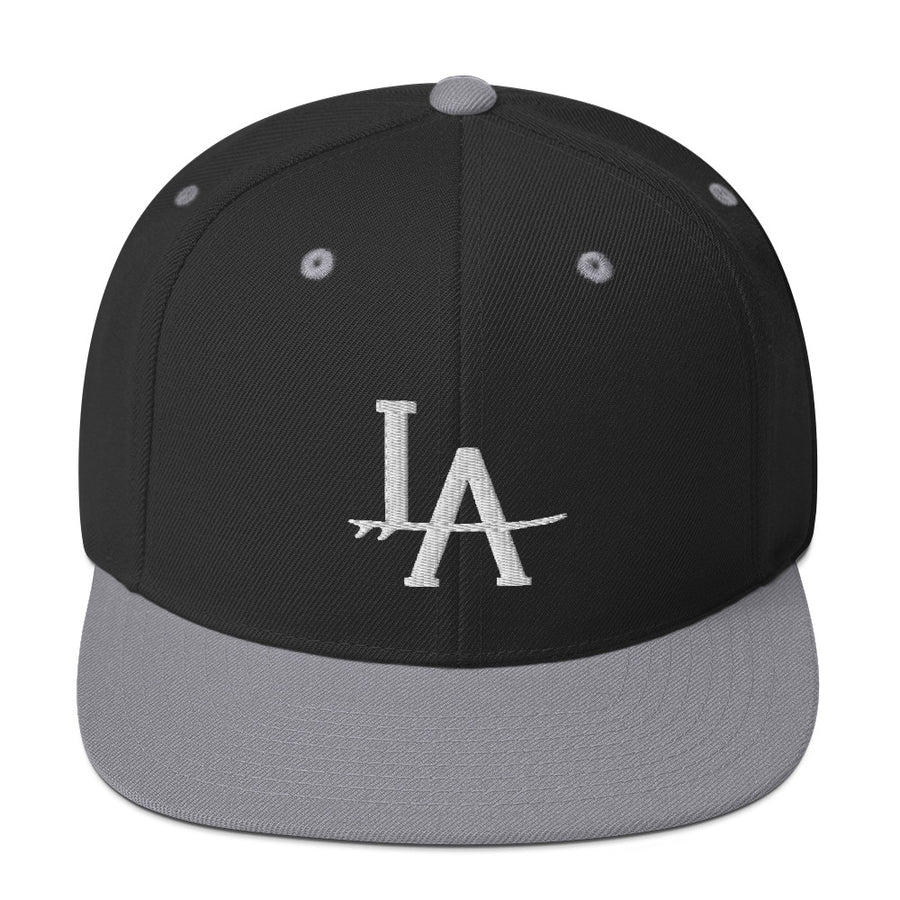 LA Serif Surfboard White - Snapback Hat