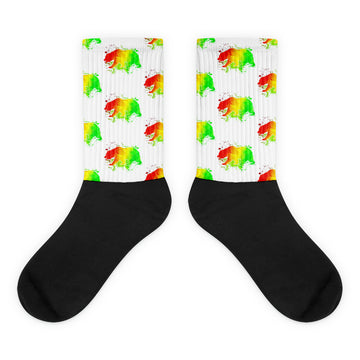 California Rasta Bear - Socks