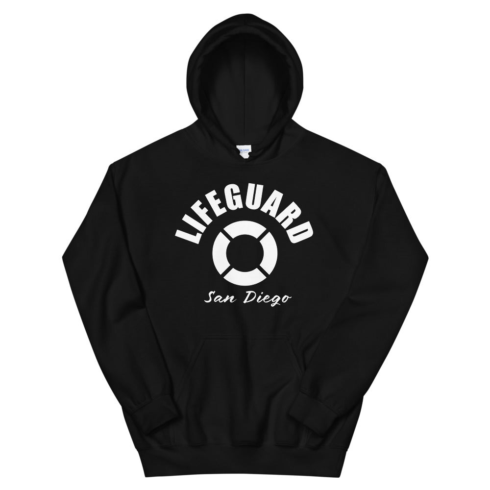 Official Lifeguard Black Lifeguard Hoodie San Diego Lifeguard