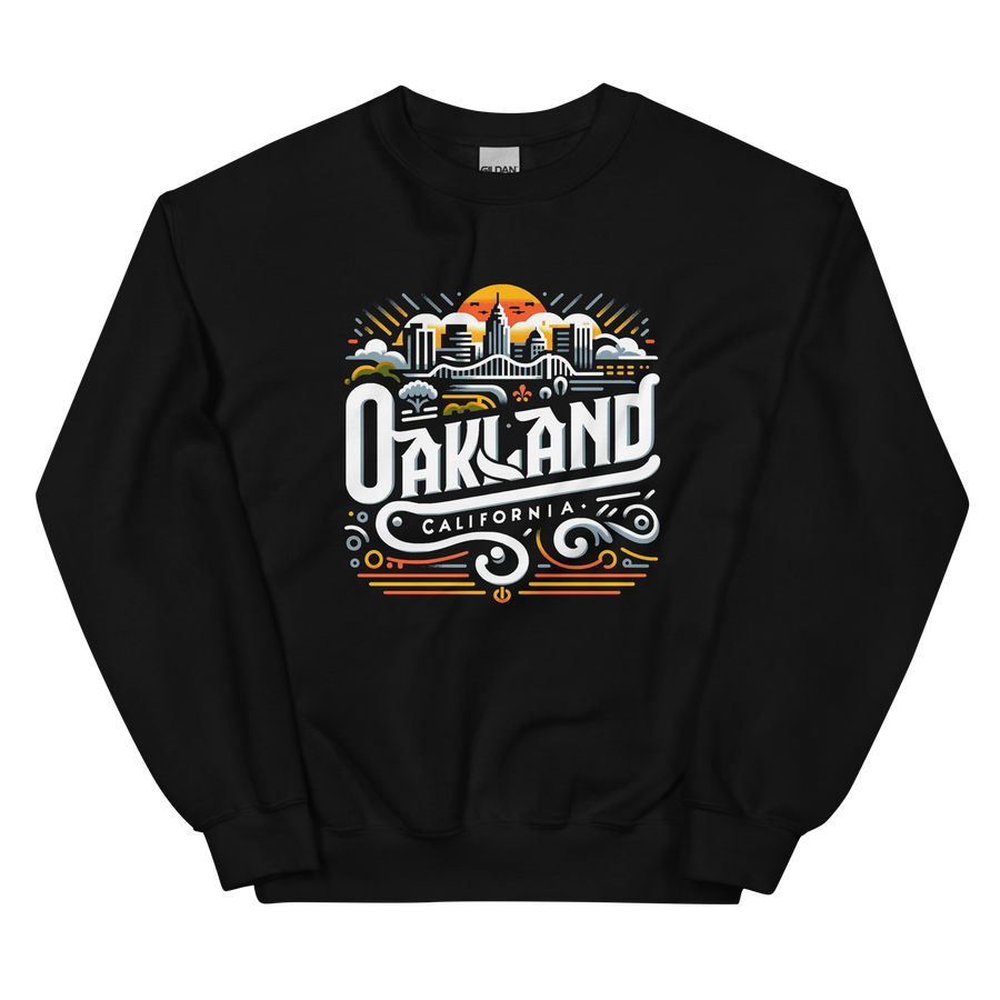 Oakland City Skyline - Sweatshirt
