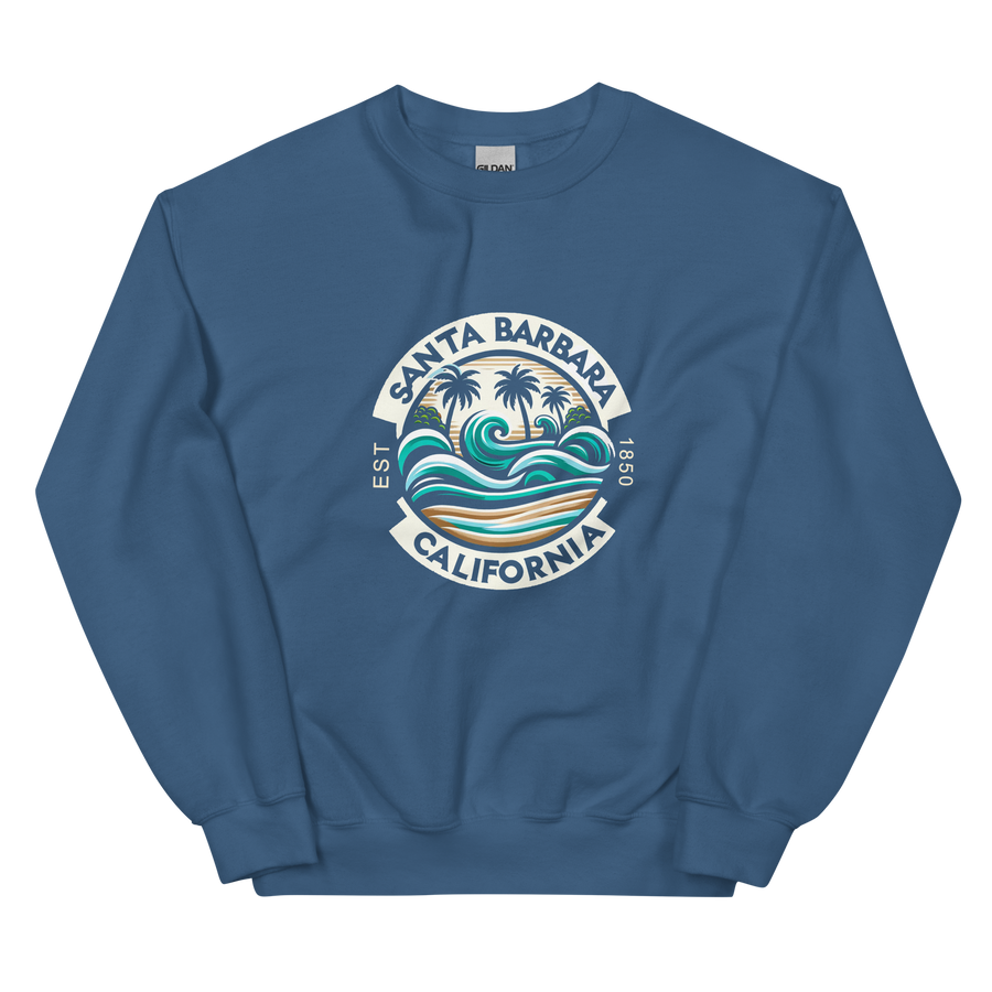 Santa Barbara Waves and Trees - Sweatshirt