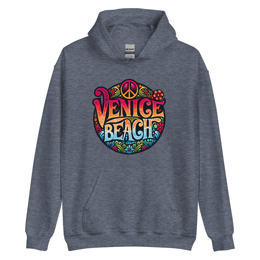 Venice Beach Peace Love Life - Hoodie