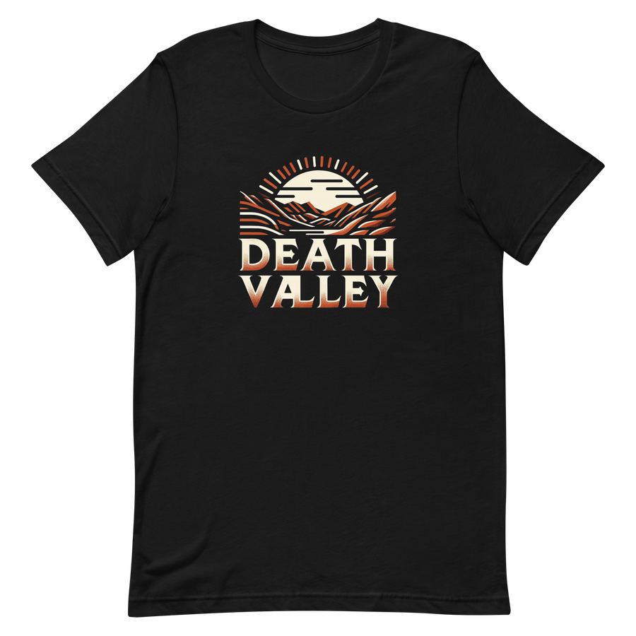 Sun and Mountains of Death Valley - t-shirt