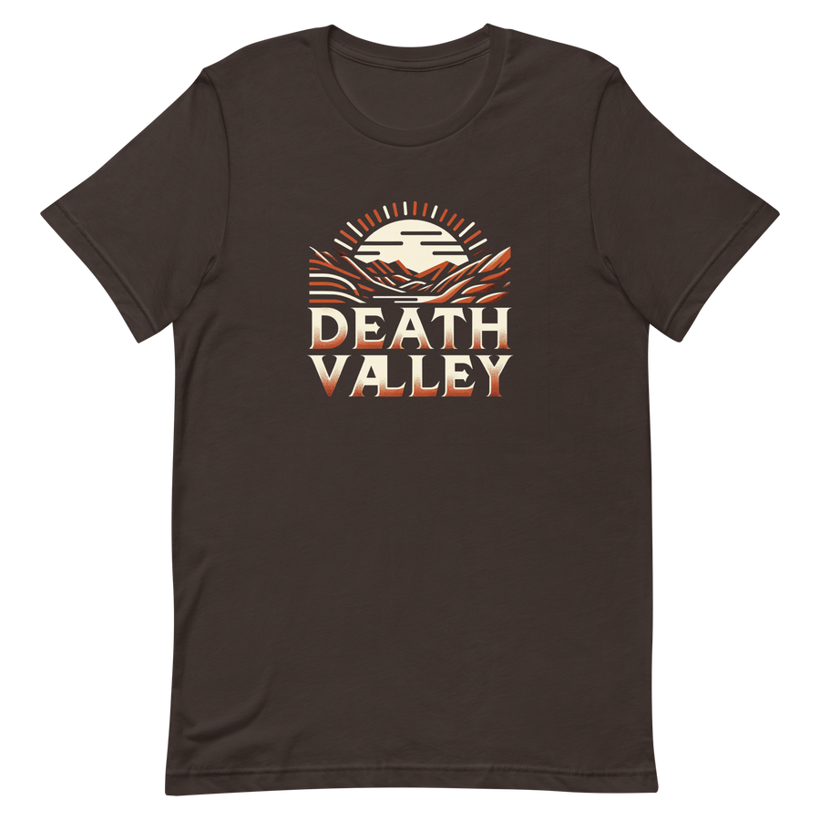 Sun and Mountains of Death Valley - t-shirt