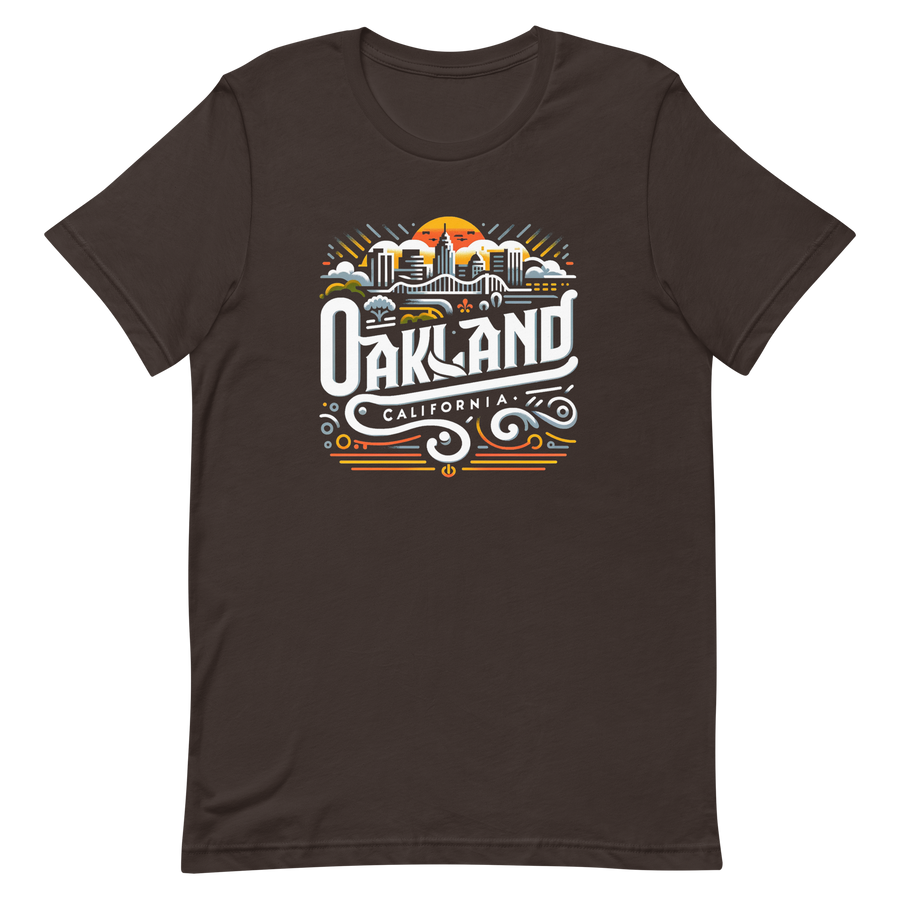 Oakland City Skyline - t-shirt