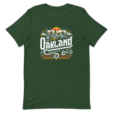 Oakland City Skyline - t-shirt