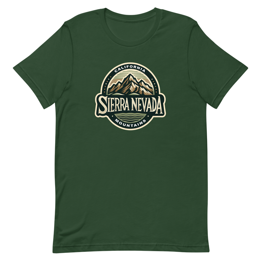 California Sierra Nevada Mountains - t-shirt