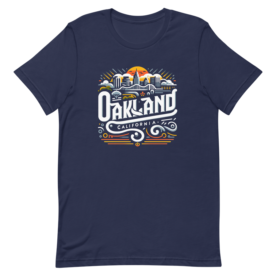 Oakland City Skyline - t-shirt