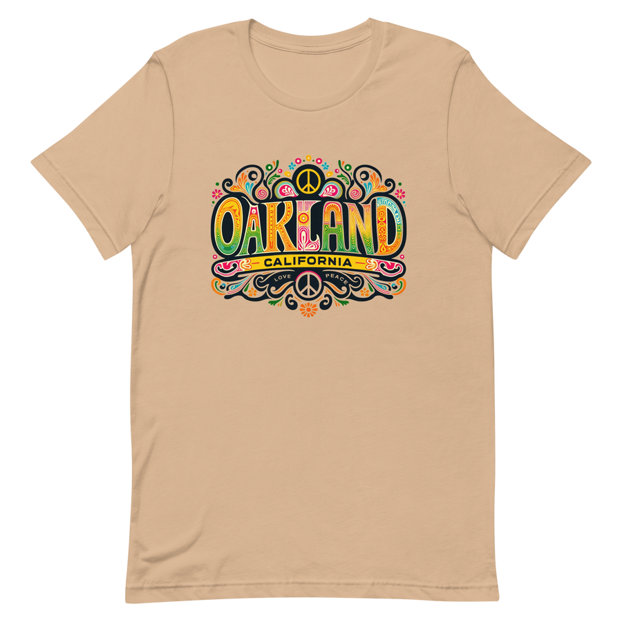 Oakland Peace Love Life -  t-shirt