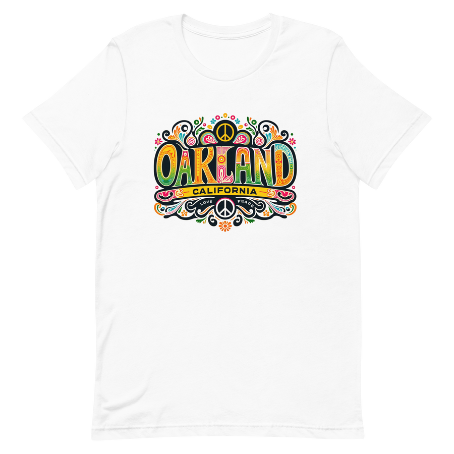 Oakland Peace Love Life -  t-shirt