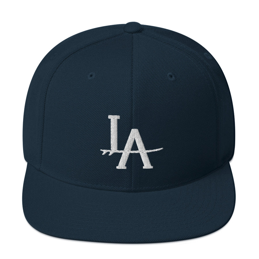 LA Serif Surfboard White - Snapback Hat