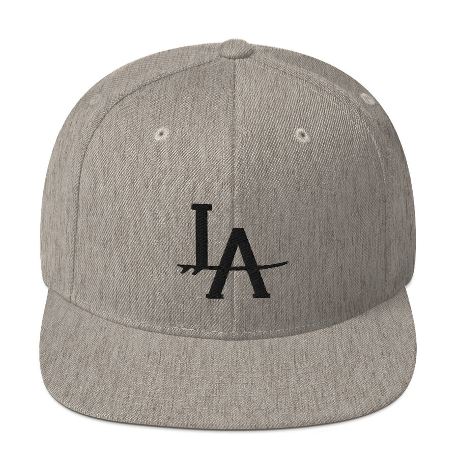 LA Serif Surfboard Dark - Snapback Hat