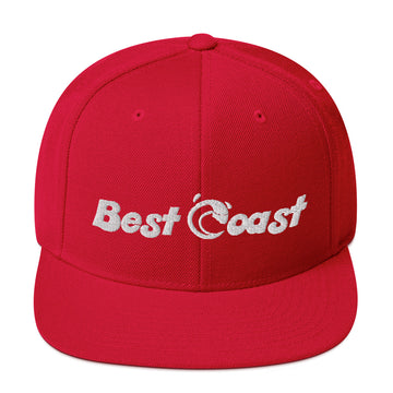 Best Coast White - Snapback Hat