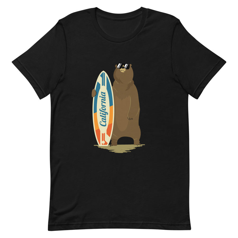 California Surfer Bear - Men's T-Shirt