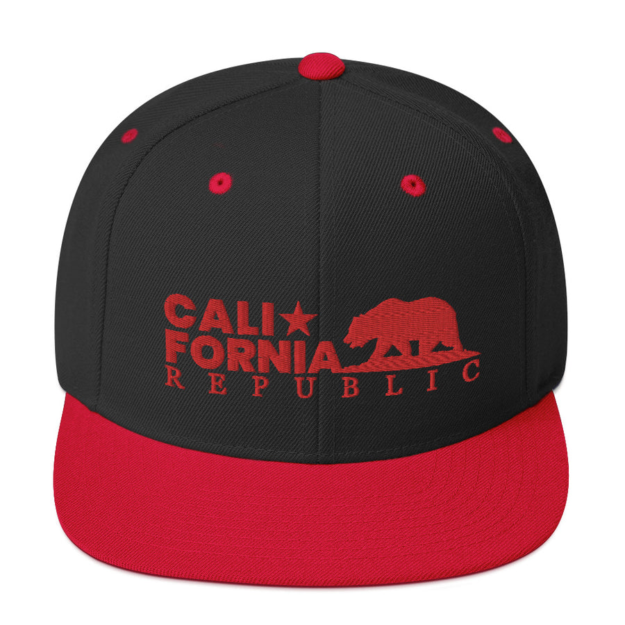 California Republic Red Classic - Snapback Hat