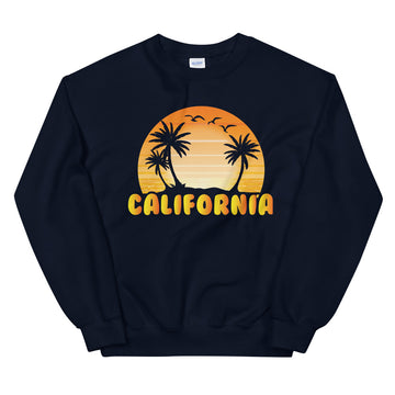 Classic California Beach - Men's Crewneck Sweatshirt