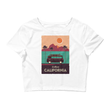 Southern California Beach Van - Women’s Crop Top