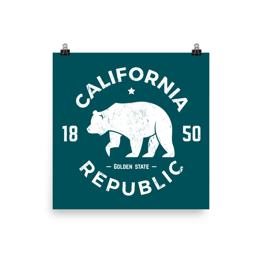 California Republic 1850 - Poster