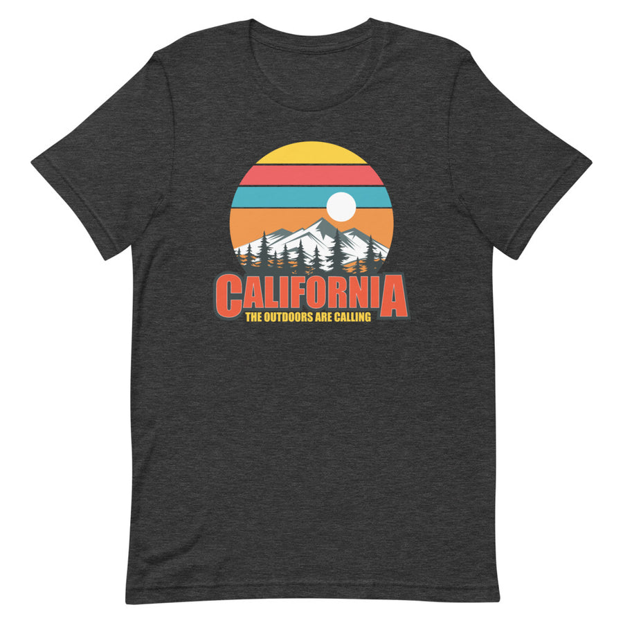 California The Outdoors Are Calling - Men's T-Shirt