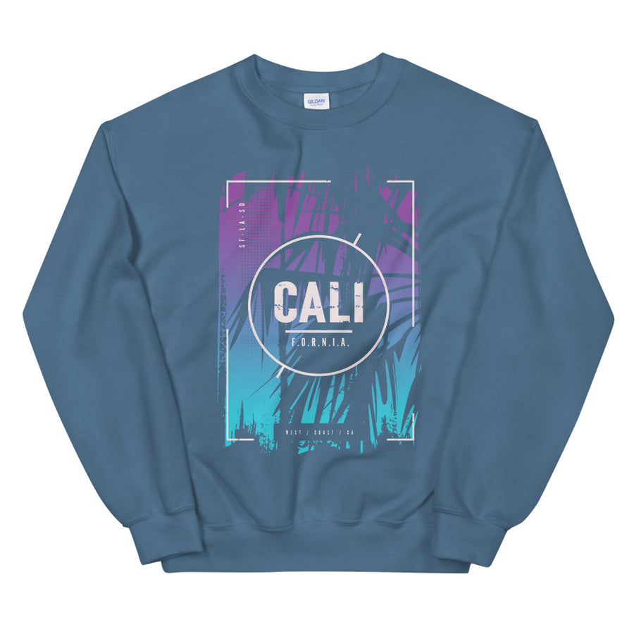 Cali LA SD SF - Men's Crewneck Sweatshirt