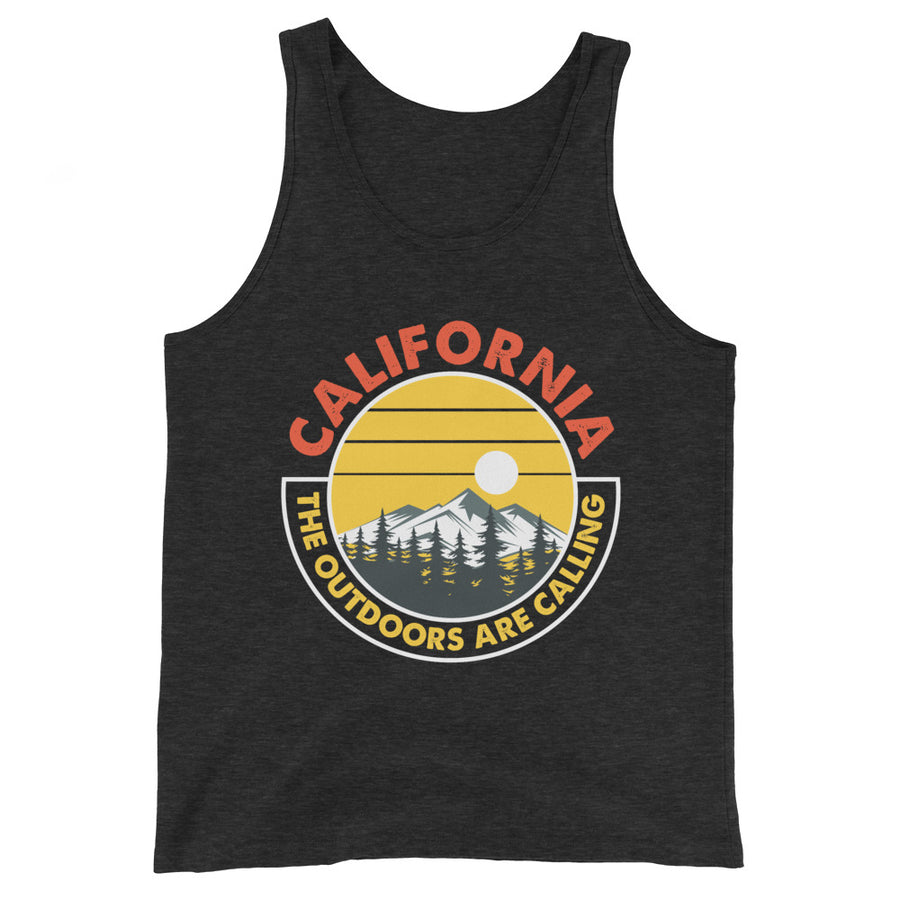 California Outdoor Mountain Sunset - Men's Tank Top