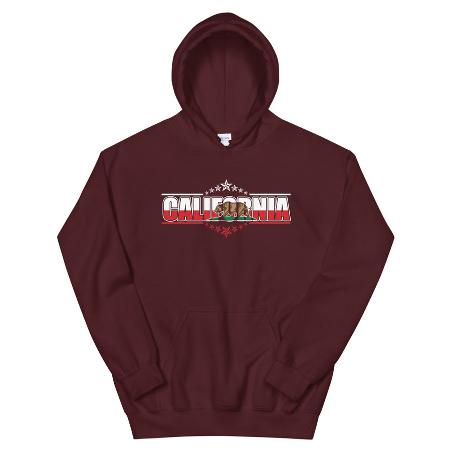 Patriotic Californian - Men's Hoodie