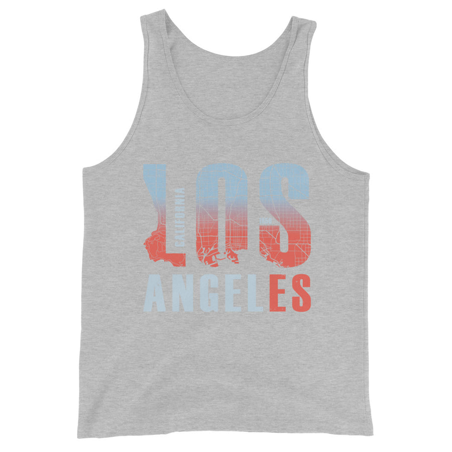 Los Angeles Map Style - Men's Tank Top