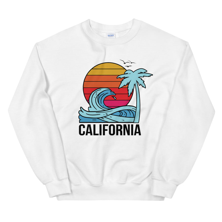 California Sunset - Men's Crewneck Sweatshirt