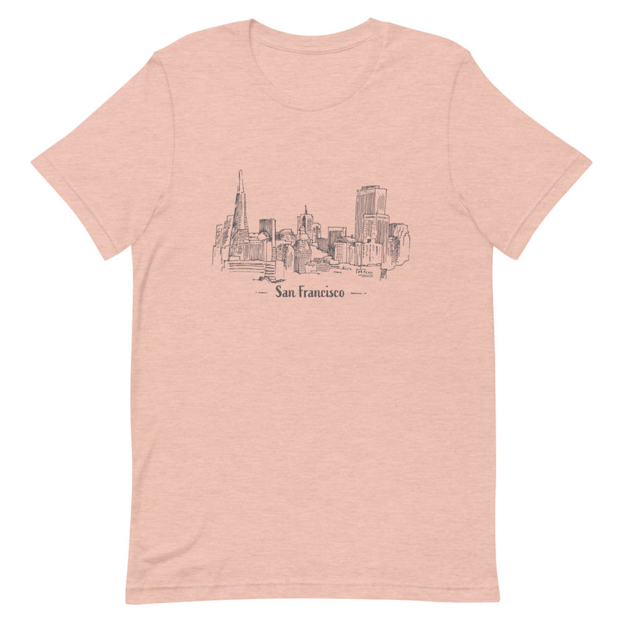 Hand Drawn San Francisco - Women's T-Shirt