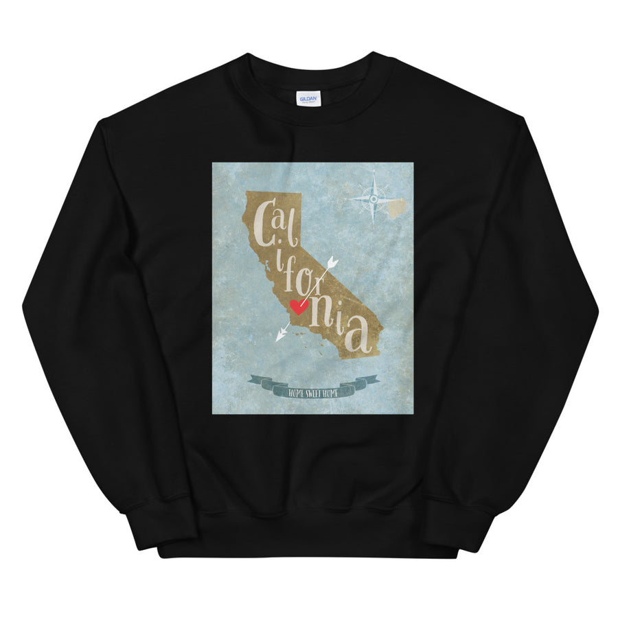 California Home Sweet Home - Women's Crewneck Sweatshirt