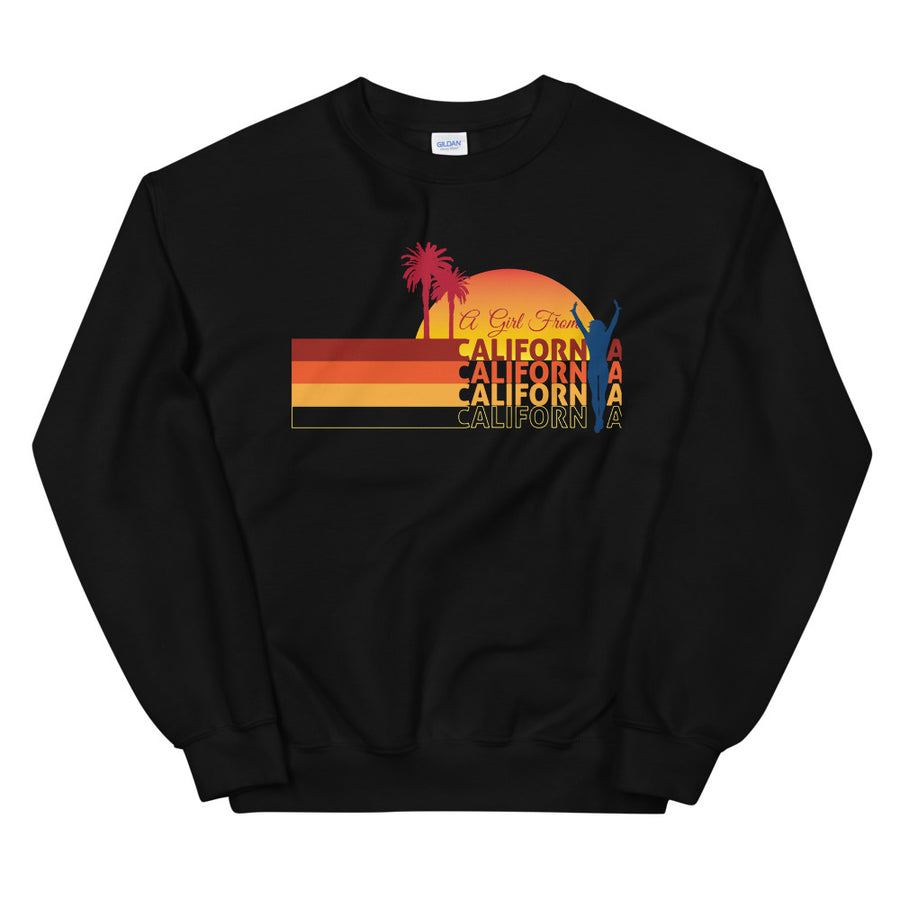 Girl From California - Women's Crewneck Sweatshirt