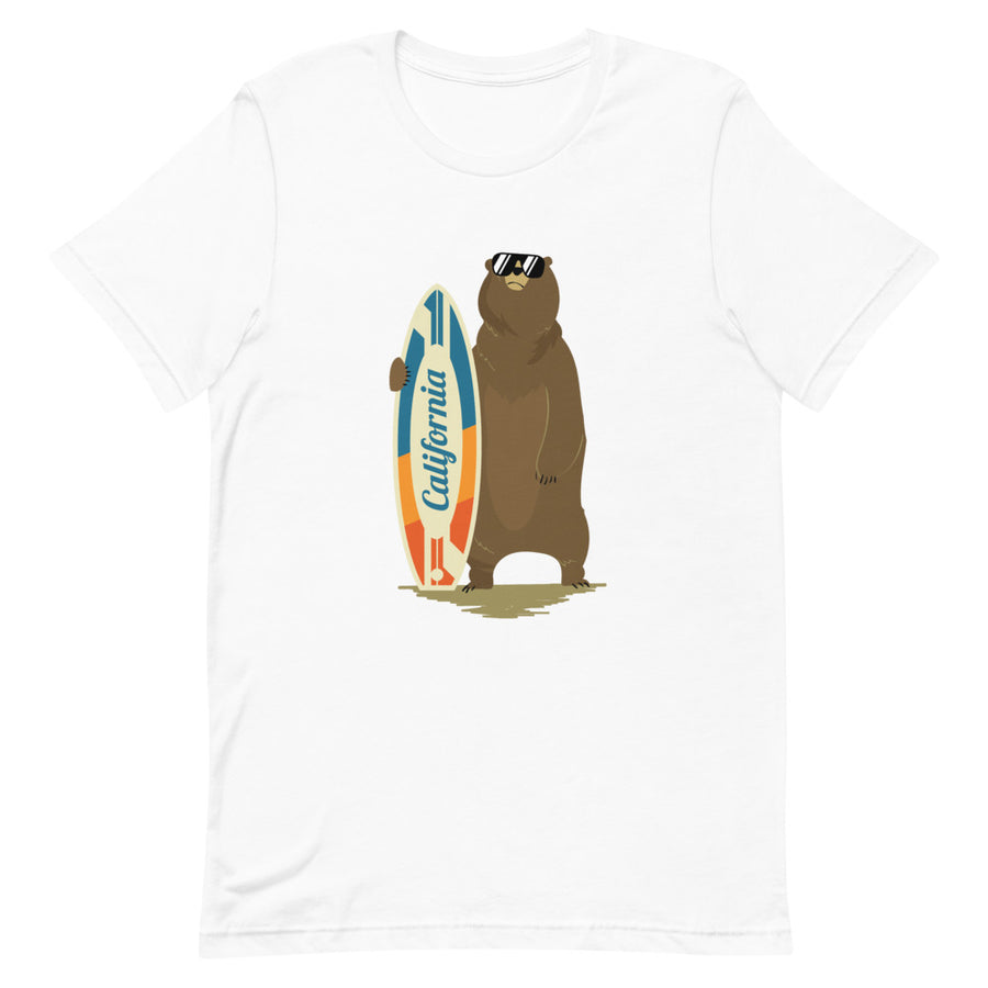 California Surfer Bear - Women's T-Shirt