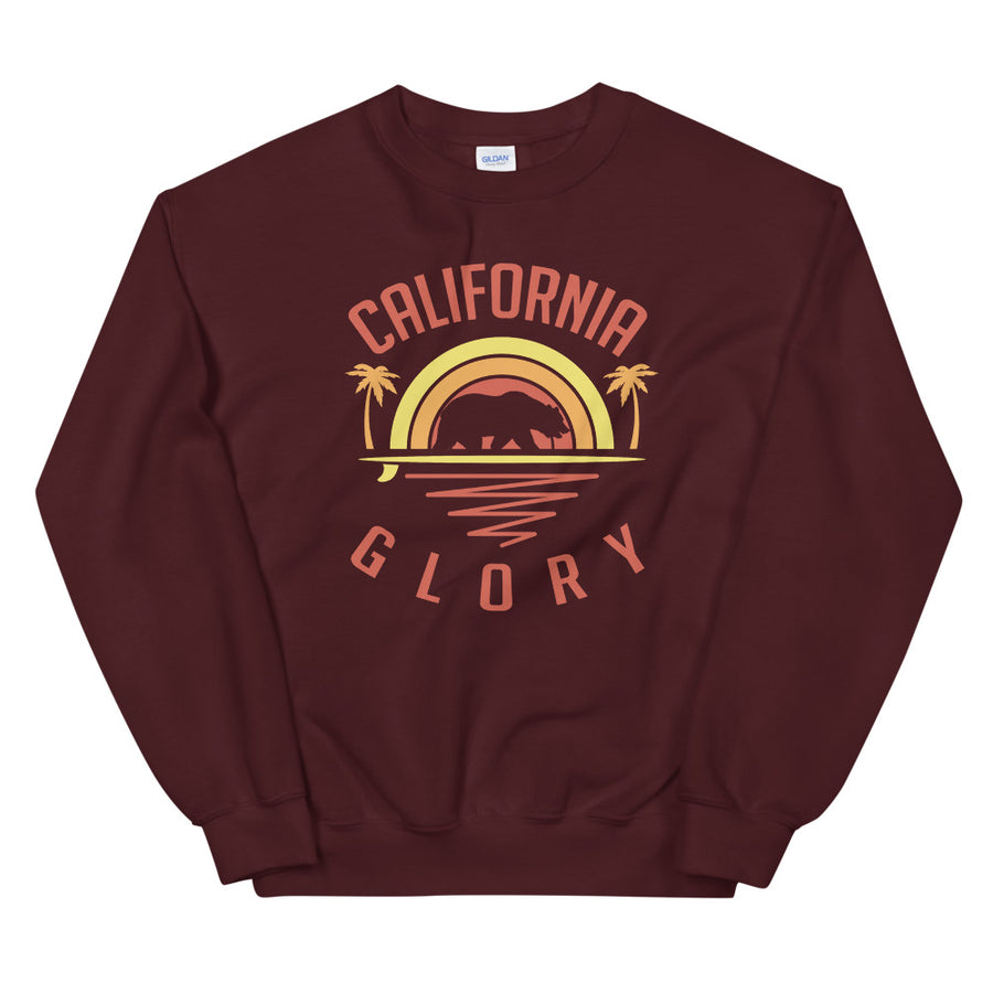 California Glory Bear - Men's Crewneck Sweatshirt