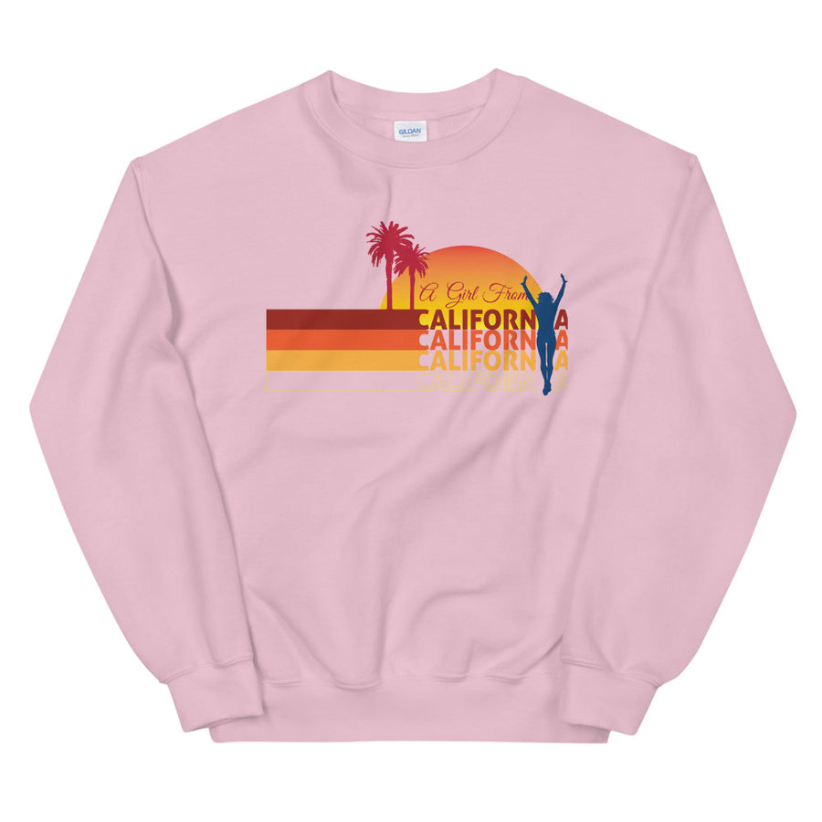 Girl From California - Women's Crewneck Sweatshirt