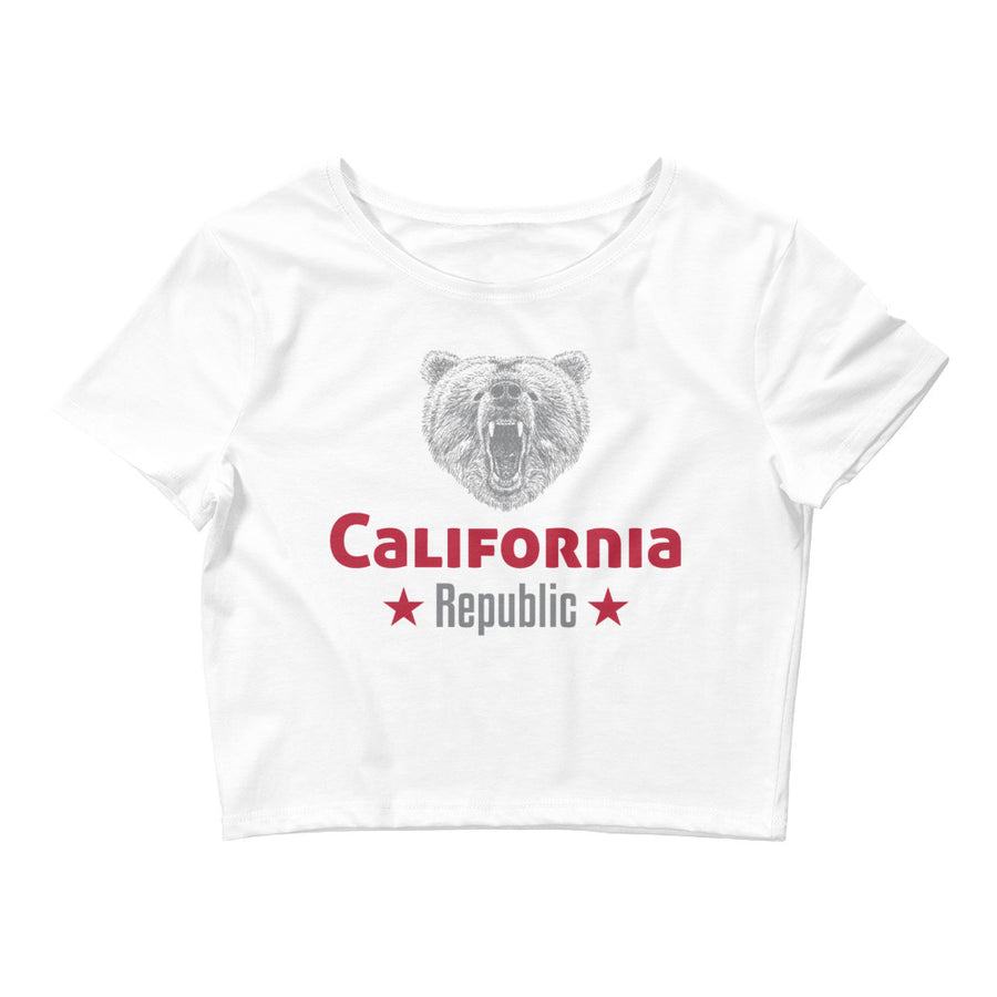 California Grizzly Bear - Women’s Crop Top