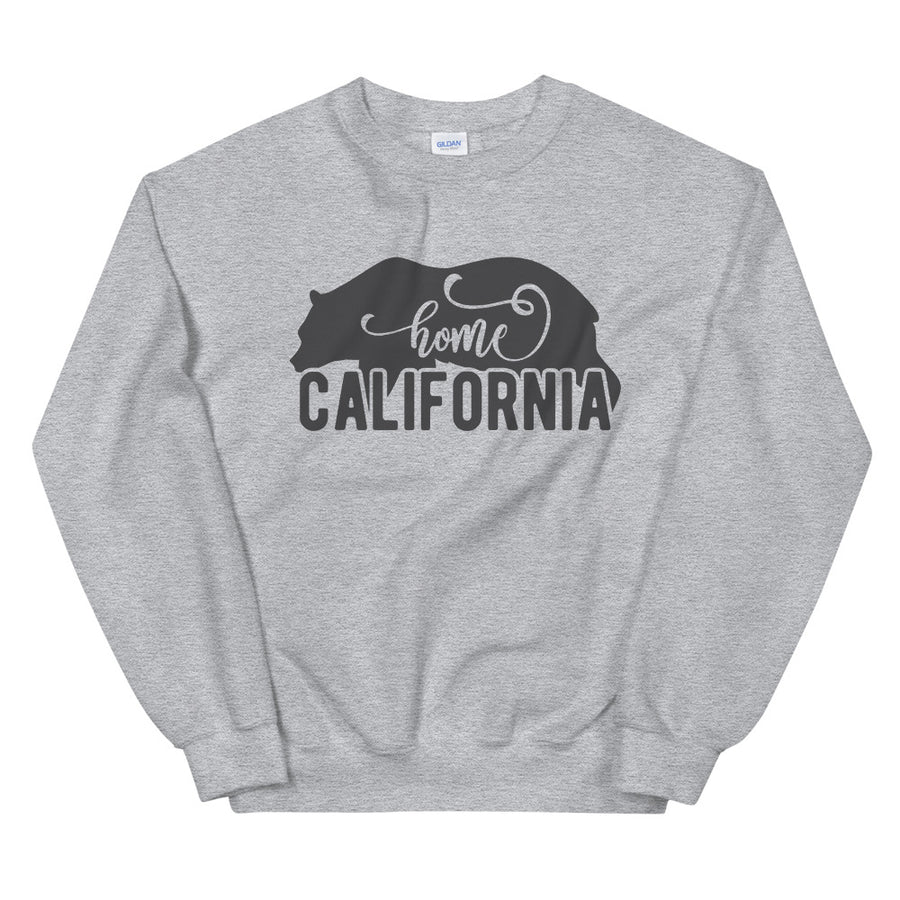 California Home Bear - Men's Crewneck Sweatshirt