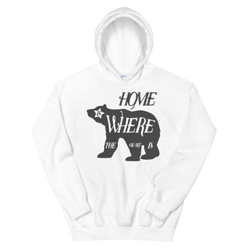 Home Is Where The Heart Is Bear - Women's Hoodie