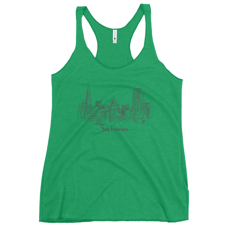 Hand Drawn San Francisco - Women's Tank Top