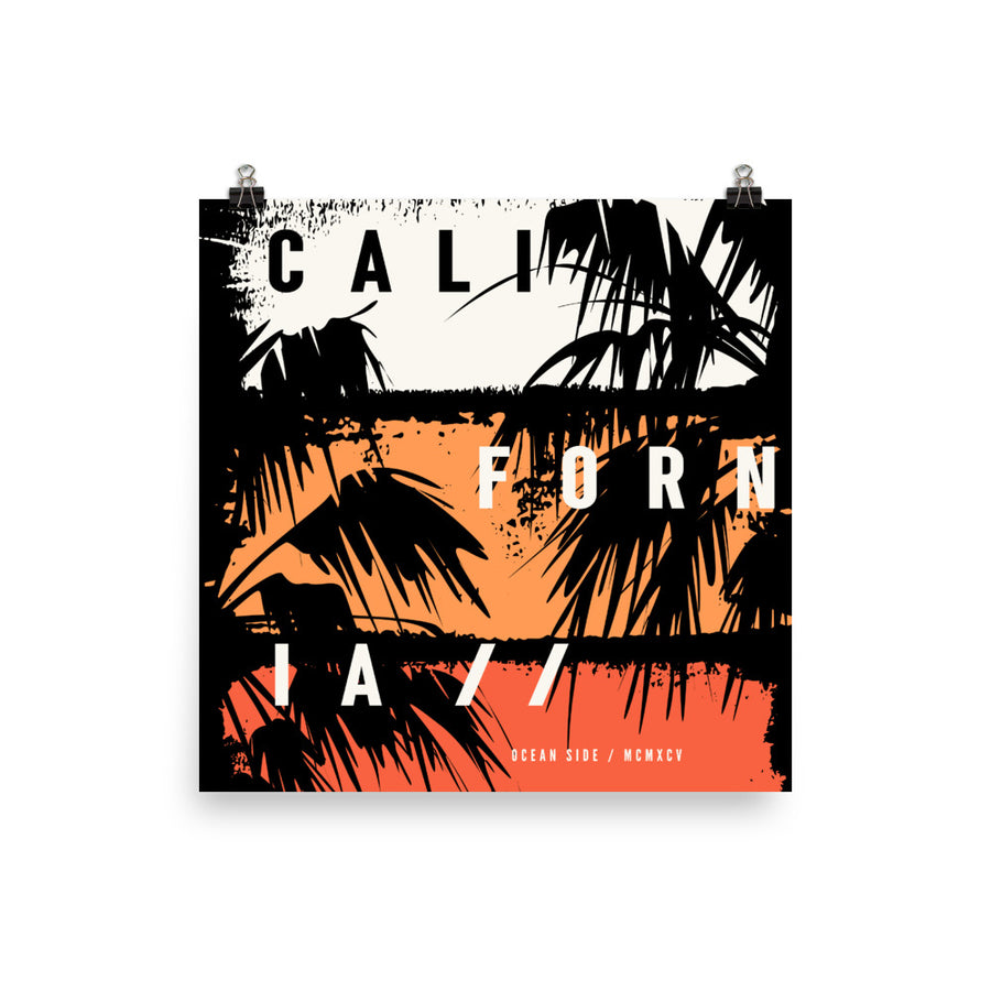 California Ocean Side - Poster