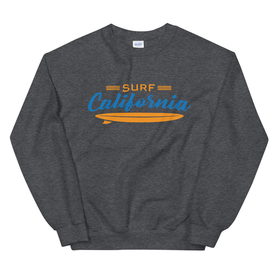 Surf California - Men's Crewneck Sweatshirt