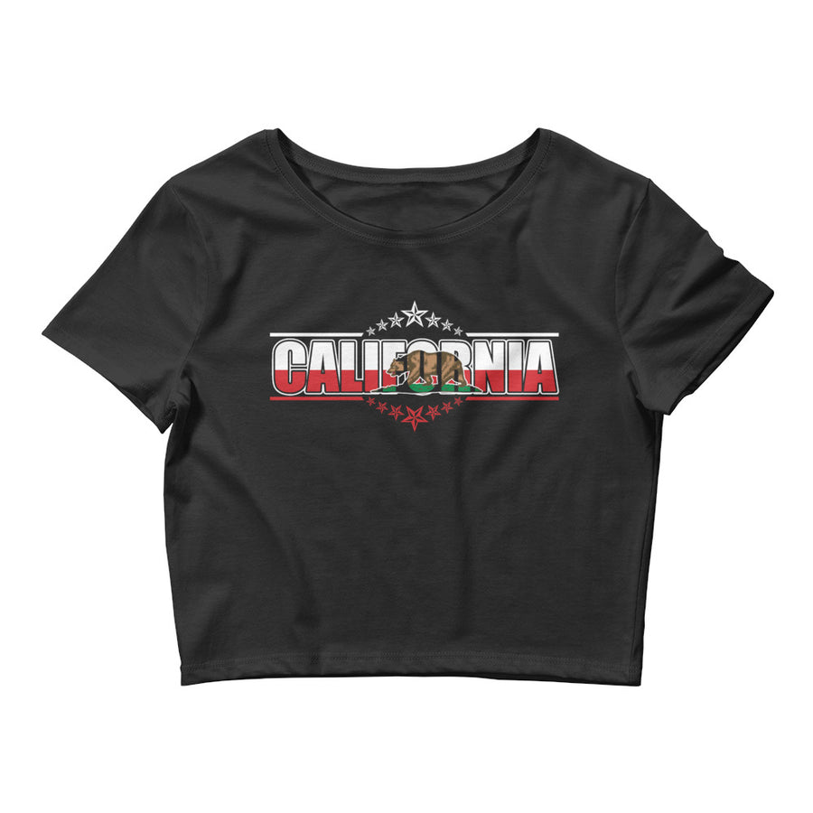 Patriotic Californian - Women’s Crop Top