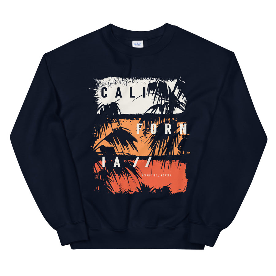 California Ocean Side - Men's Crewneck Sweatshirt