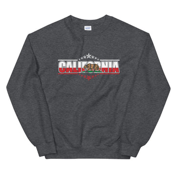 Patriotic Californian - Men's Crewneck Sweatshirt