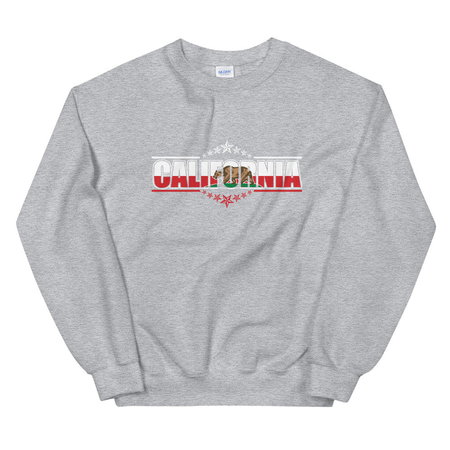 Patriotic Californian - Women's Crewneck Sweatshirt