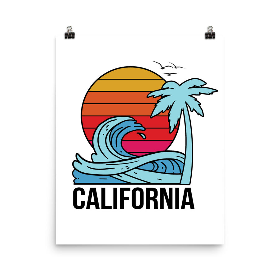 California Sunset - Poster