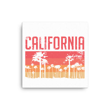 California Vintage Palms - Canvas Art