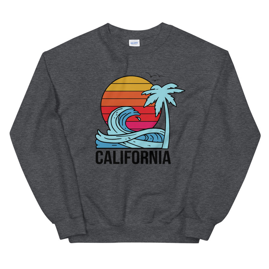 California Sunset - Men's Crewneck Sweatshirt