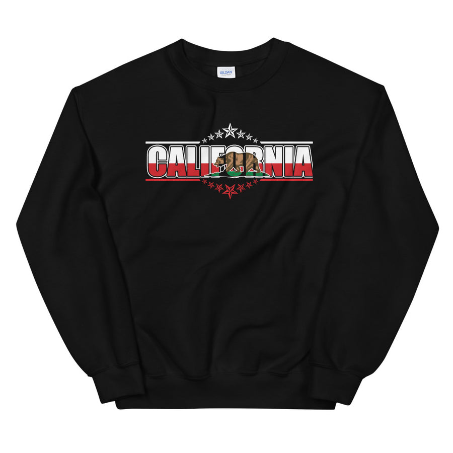 Patriotic Californian - Women's Crewneck Sweatshirt