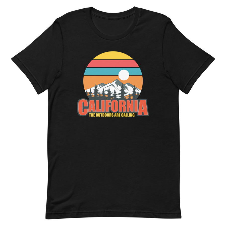 California The Outdoors Are Calling - Men's T-Shirt