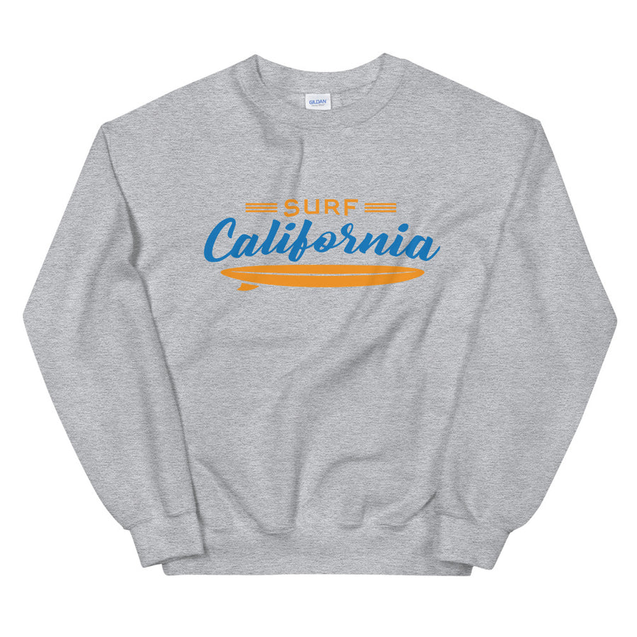 Surf California - Women's Crewneck Sweatshirt